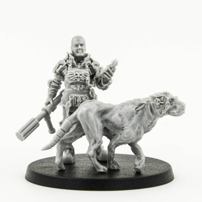 Necromunda Imperial Enforcer with Cyber Mastiff (Forge World Events 2012)  with Additional Unreleased Set