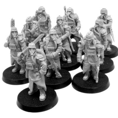 Death Korps of Krieg Infantry Squad at Ease