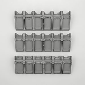 Imperial Trench System Set (Straights x3, Corner x2)
